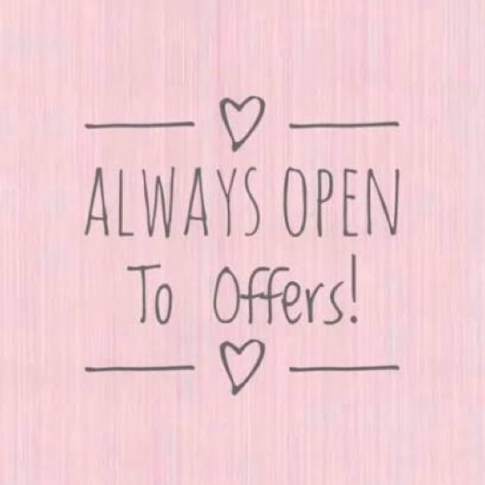 Always open to offers, let's chat!